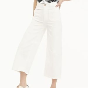 J Crew Point Sur Wide Leg Crop